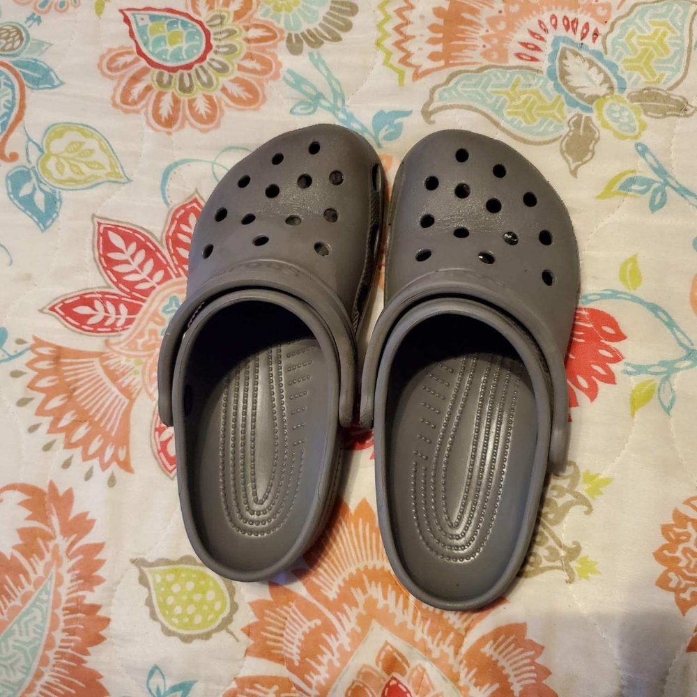 Grey Crocs